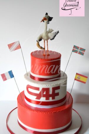 gâteau décoré alsace corporate cake société haute couture gourmande
