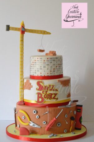 gâteau décoré sur mesure alsace bas-rhin strasbourg corporate cake entreprise stell & bontz haute couture gourmande